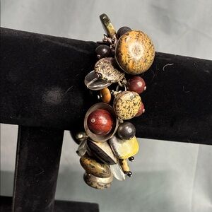 Silpada sterling silver multicolor Beaded Bracelet